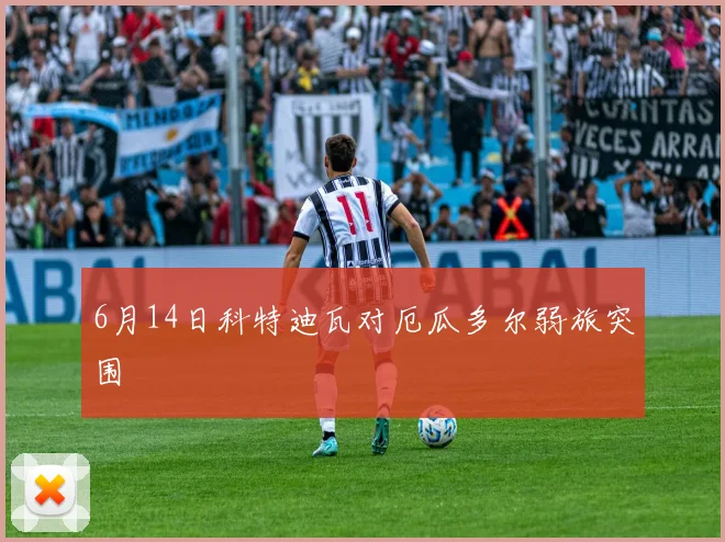6月14日科特迪瓦对厄瓜多尔弱旅突围